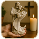 Imagem Sagrada Família Curval 22cm - Decoração com Fé®