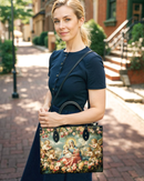 Bolsa Católica em Couro - Nossa Senhora de Fátima e o Menino Jesus