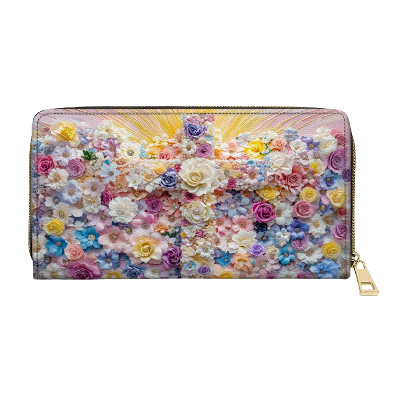 Carteira Católica Feminina - Flores da Graça