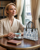 Bolsa Católica em Couro - Sagrados Corações de Jesus