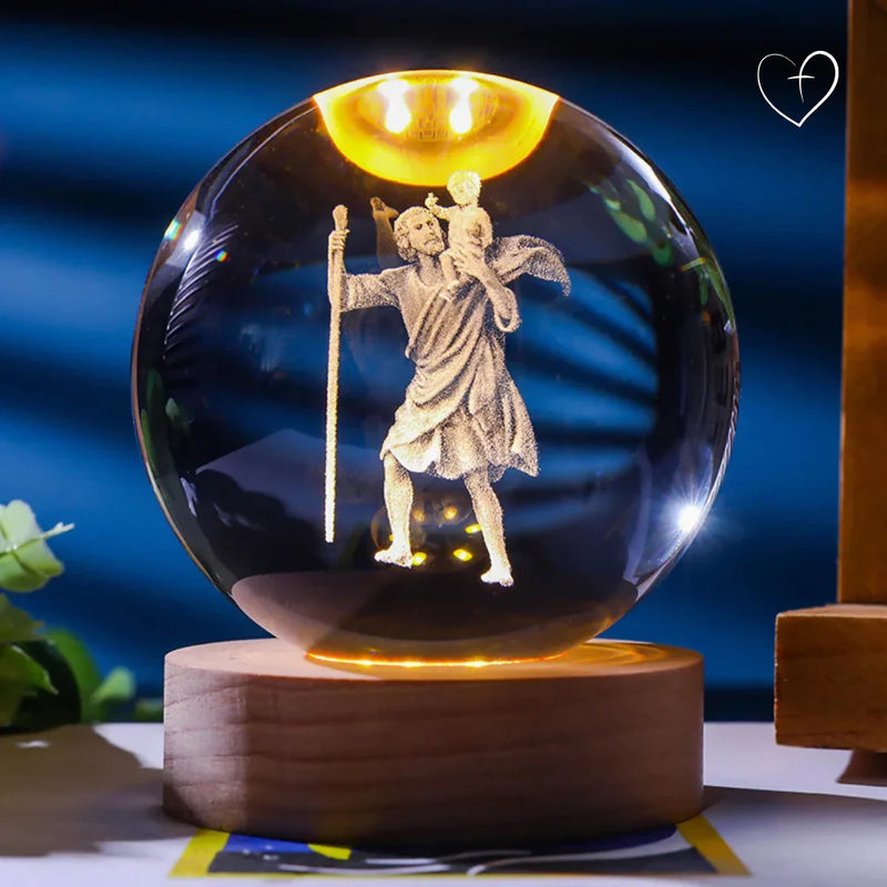 São Cristóvão - Luminária em Esfera 3D