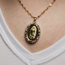 (COMPRE 1 LEVE 2) Colar Nossa Senhora Guadalupe Envolvido em Zircônia