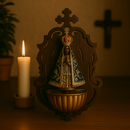 Porta Água Benta Nossa Senhora Aparecida de Bronze®