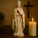 Imagem Sagrado Coração de Maria 20cm - Decoração com Fé®