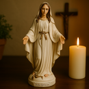 Imagem Nossa Senhora Das Graças Perolada 20cm - Decoração com Fé®