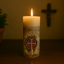 Vela Esculpida São Bento - Chamas da Alma®