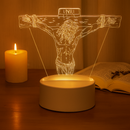 Luminária Cristo Crucificado - Fé que Ilumina®