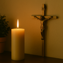 Crucifixo de Parede em Metal Moderno 19cm®