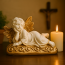 Anjinho da Guarda Deitado 8cm - Decoração com Fé®