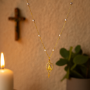 Colar Nossa Senhora com Perolas e Moldura®