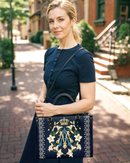 Bolsa Católica em Couro - Coroa da Graça