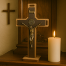 Crucifixo de Madeira Moderno 20cm®