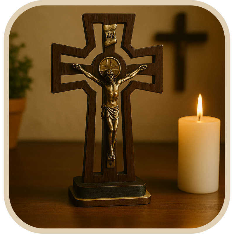 Crucifixo de Madeira Vazada®