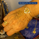 Anel e Pulseira de Nossa Senhora de Guadalupe Envolvido em Coração de Zircônia Brilhante