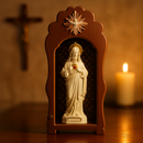 Oratório Luz dos Céus - Marrom Tratado  - Imagens de até 22 cm®