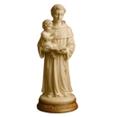 Imagem Santo Antônio Branco e Dourado 20cm - Decoração com Fé®
