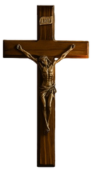 Crucifixo de Parede em Madeira 28cm®