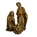 Presépio Sagrada Família Marmorizado 20cm®