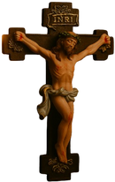 Crucifixo de Parede Jesus Crucificado 19cm®