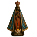Imagem Nossa Senhora Aparecida Italiana 20cm - Decoração com Fé®