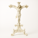 Crucifixo Barroco em Resina Marfim 26cm®