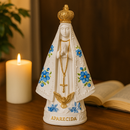 Imagem Nossa Senhora Aparecida 18cm - Decoração com Fé®
