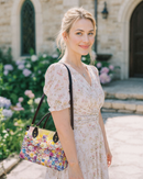 Bolsa Católica em Couro - Flores da Graça