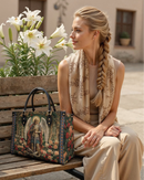 Bolsa Católica em Couro - São Miguel Arcanjo