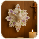 Imagem Divino Espirito Santo 18cm - Decoração com Fé®