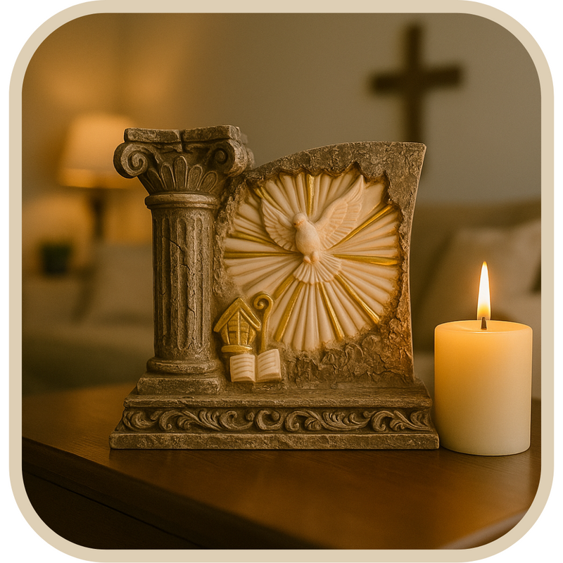 Adorno de Mesa Clássico Espírito Santo - Proteção no Lar®