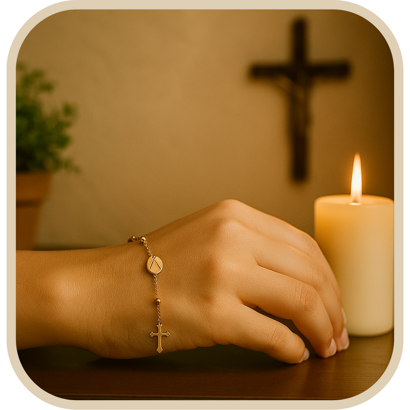 Terço de Pulso Nossa Senhora Aparecida®