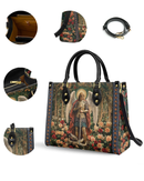 Bolsa Católica em Couro - São Miguel Arcanjo