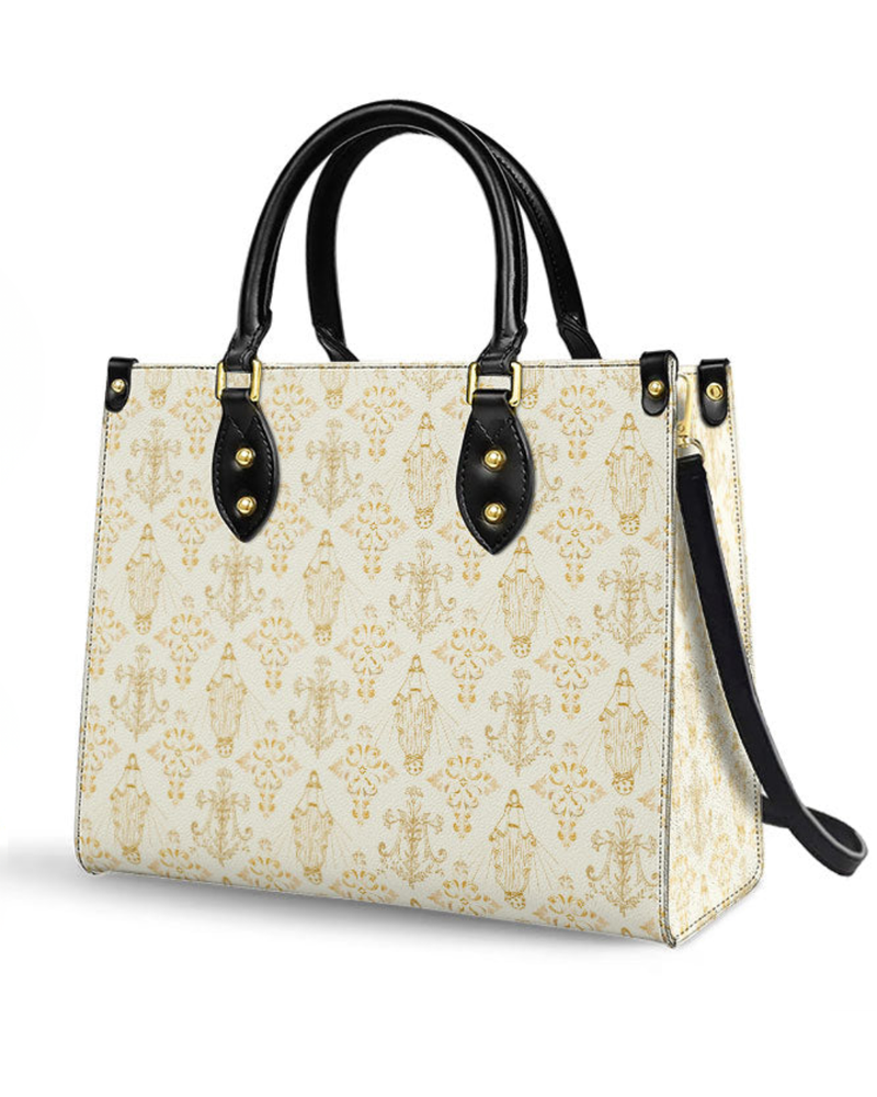 Bolsa Católica em Couro - Ave Maria