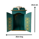 Oratório Paz do Espírito - Azul Barroco  - Imagens de até 30 cm®