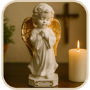 Imagem Anjo da Guarda em Oração 20cm - Decoração com Fé®
