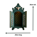 Oratório Mariano - Azul Barroco  - Imagens de até 30cm®