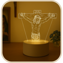Luminária Cristo Crucificado - Fé que Ilumina®
