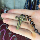 Santo Terço Compacto - Marrom