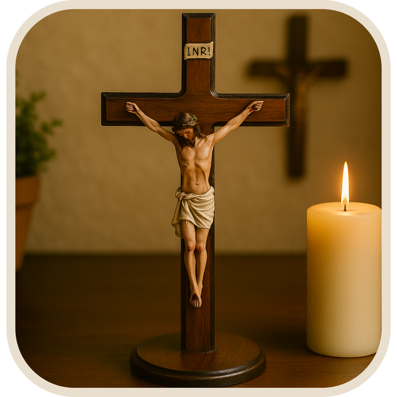 Crucifixo de Mesa Clássico 40cm®