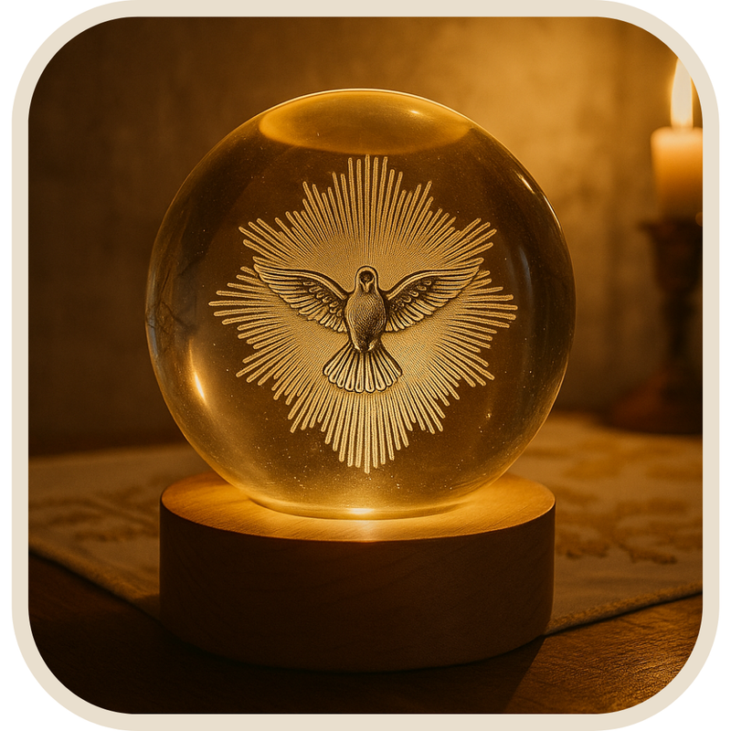 Luminária Espírito Santo - Fé que Ilumina®