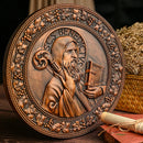 Ícone de São Bento em Madeira