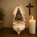 Porta Água Benta Nossa Senhora Aparecida Dourada®