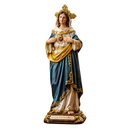 Imagem Sagrado Coração de Maria 20cm Resina - Decoração com Fé®
