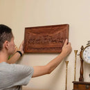 Escultura Última Ceia em Madeira