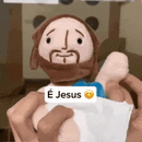 Jesus de Pelúcia - Um Toque Divino que Abraça Seu Coração