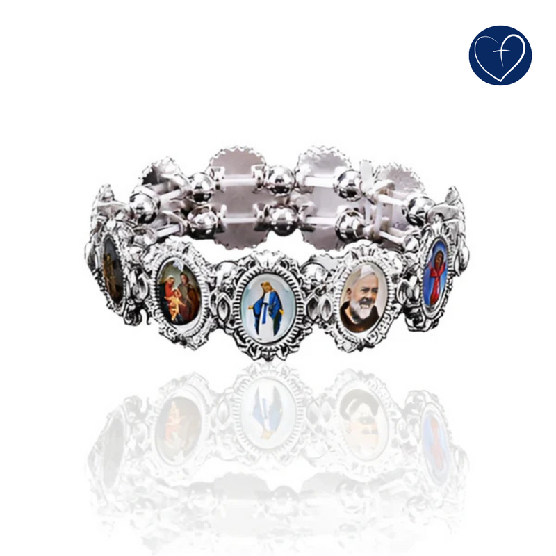 Pulseira - Fé e Confiança aos Santos