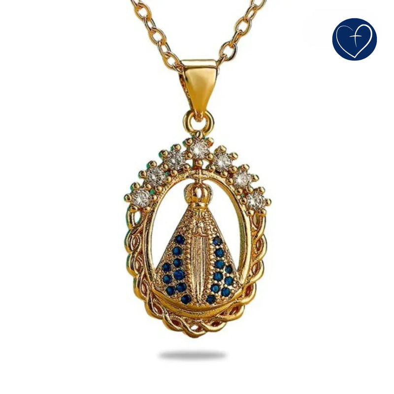 Colar e Medalha de Nossa Senhora Aparecida