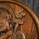 Escultura São José e o Menino Jesus - Presente De Dia Dos Pais