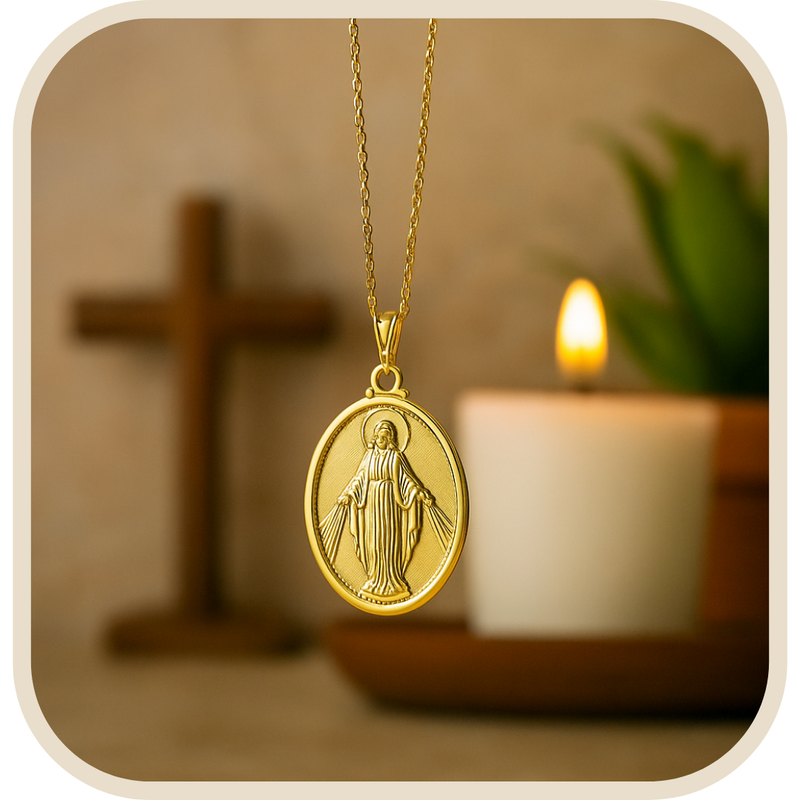 Colar Medalha Milagrosa Nossa Senhora Das Graças®