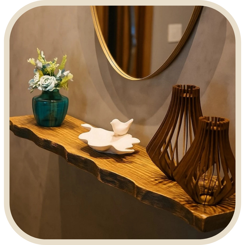 Prateleira Rústica para Imagens Sacras®